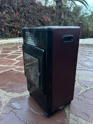 Estufa de butano Obergozo Negra