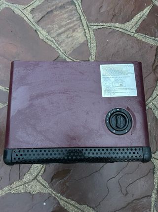 Estufa de butano Obergozo Negra