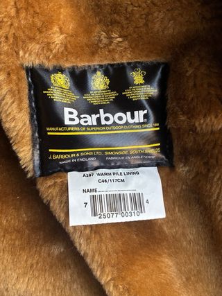 Chaqueta Barbour forrada