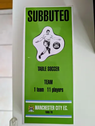 Subbuteo Manchester City FC 1969/70 Ed. 2014