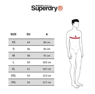 Chaqueta Superdry Fuji Padded Azul Marino XL