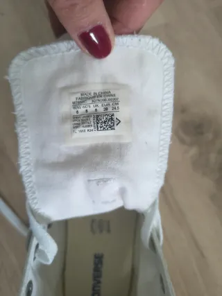 Converse talla 39 color blanco