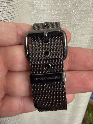 Relógio Emporio Armani Cronógrafo Preto e Azul