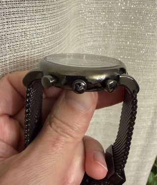 Relógio Emporio Armani Cronógrafo Preto e Azul