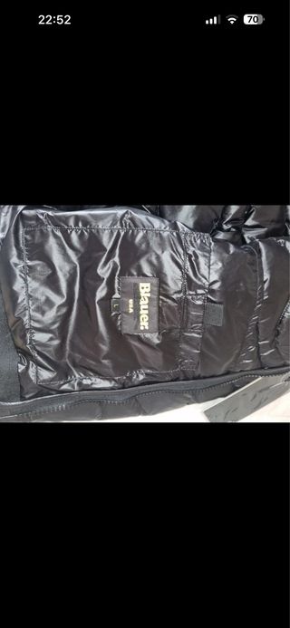 Chaqueta Blauer Plumas Negra