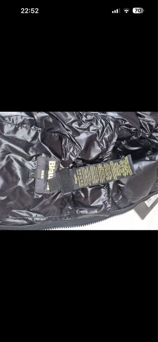 Chaqueta Blauer Plumas Negra