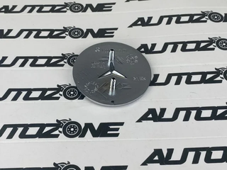 Emblema Mercedes clásico negro para capó 57 mm (B)