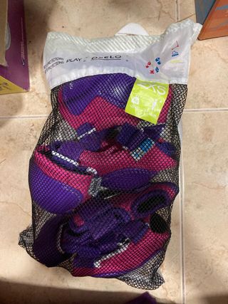 Protecciones Patinaje Niña Oxeo 2XS (3-7 años)