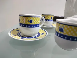 Juego de café de porcelana