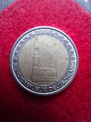 Moneda 2€ Alemania 2008 Hamburg