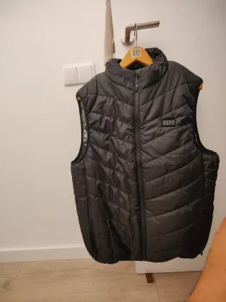 Chaleco calefactable negro talla XL