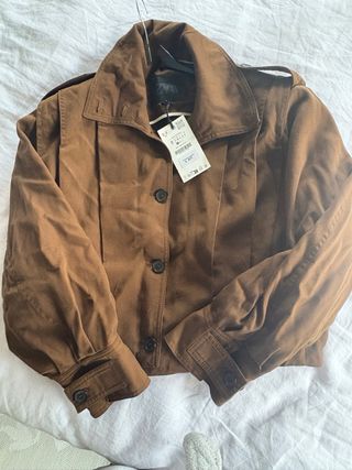 Chaqueta Zara Marrón Nueva Temporada