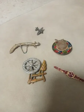 Lote de imperdibles antiguos