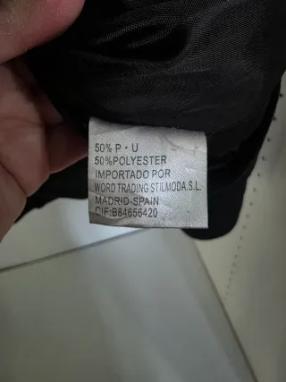 Abrigo P.U. Cuero Mujer Talla L