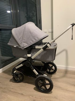 Bugaboo Fox Gris + Saco Invierno Gris