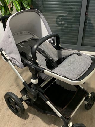 Bugaboo Fox Gris + Saco Invierno Gris