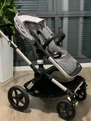 Bugaboo Fox Gris + Saco Invierno Gris