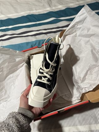 Converse plataforma tacón talla 36