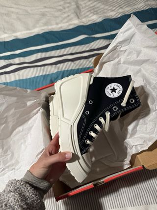 Converse plataforma tacón talla 36