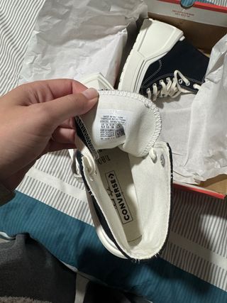 Converse plataforma tacón talla 36