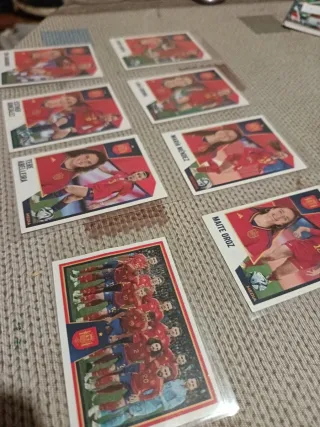 Lote cromos fútbol femenino España