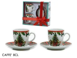 Set 2 Tazzine Caffè Natalizie