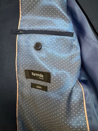 Traje de chaqueta hombre azul Talla 44