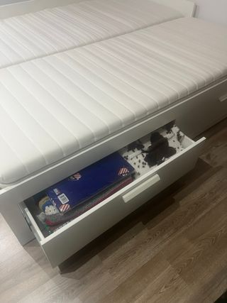 Cama nido blanca Ikea Brimmes