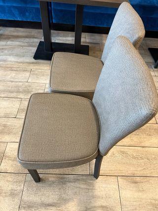 Sillas de comedor tapizadas (hay 22 unidades )