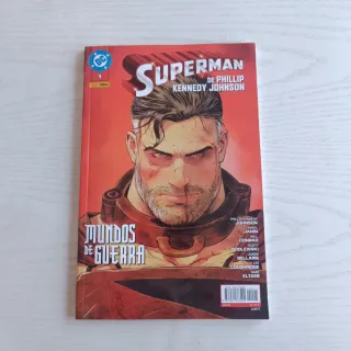 SUPERMAN MUNDOS DE GUERRA NÚMERO 1 PANINI