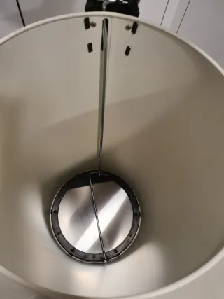 Cubo basura con pedal Mjösa Ikea blanco 30 litros