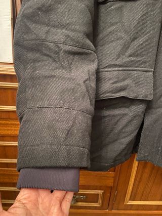 Chaqueta de Lana Columbia Negra Hombre