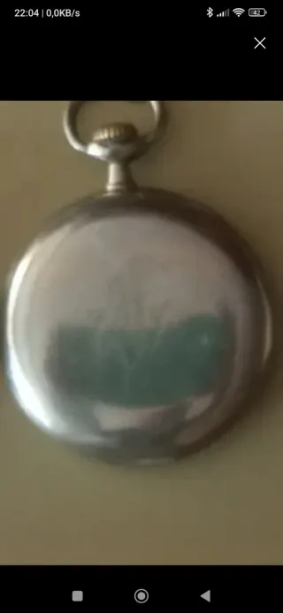 Omega Reloj de Bolsillo Plata