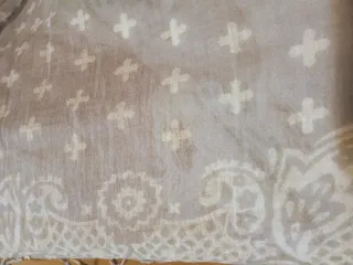 Foulard XDYE azul grisáceo claro y blanco