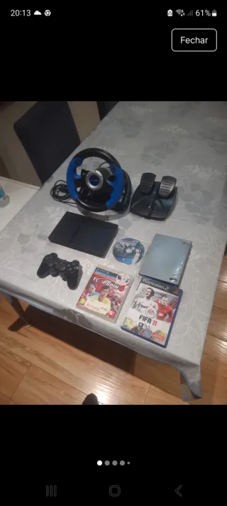 Consola Playstation 2 Mais comando e jogos