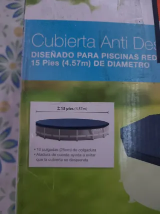 Cubierta Debris INTEX 15ft Piscinas Redondas