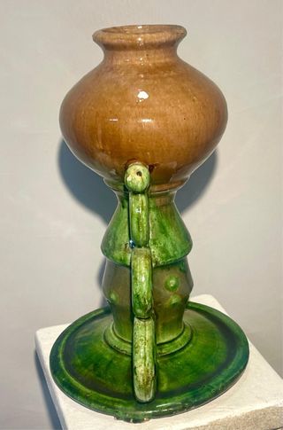 JARRÓN CANDIL DE CERÁMICA