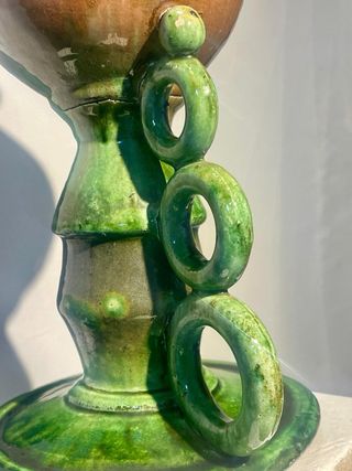 JARRÓN CANDIL DE CERÁMICA