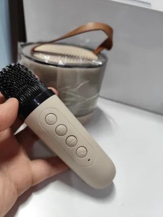 Smart speaker stile Vintage Beige con Microfono