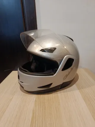 Casco de Moto Plata