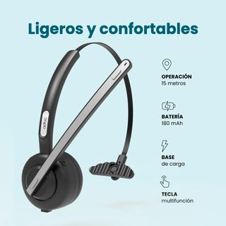 Auriculares profesionales Monoaural con Micrófono