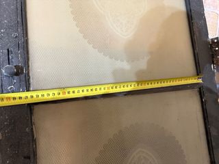 Puertas antiguas de madera y cristal