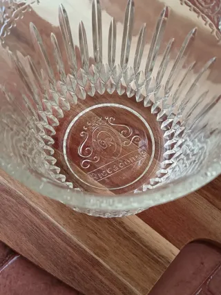 Cestello porta ghiaccio in vetro vintage Riccadonn