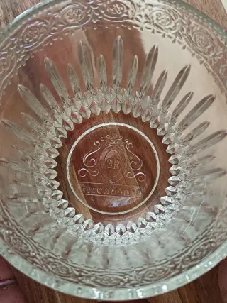 Cestello porta ghiaccio in vetro vintage Riccadonn