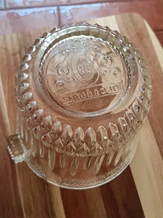 Cestello porta ghiaccio in vetro vintage Riccadonn