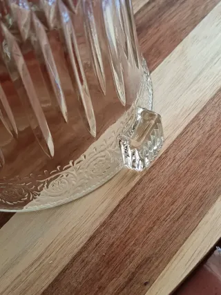 Cestello porta ghiaccio in vetro vintage Riccadonn