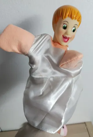 Lote 3 títeres mano peluche unicornio panda