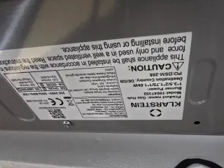 Cocina de gas negra klarstein.