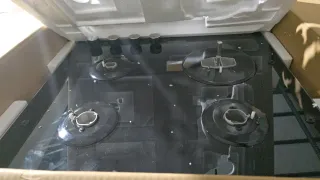 Cocina de gas negra klarstein.