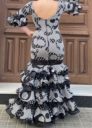 Traje de Flamenca Elástico Talla 40/42